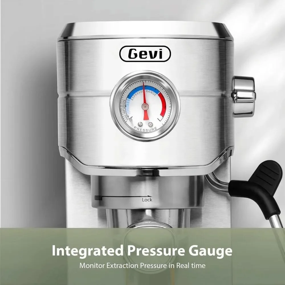 GEVI ECMGO 2-in-1 Smart Espresso Coffee Machine